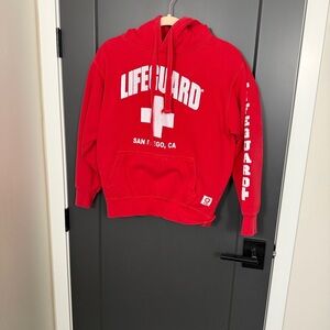 Red Lifeguard Hoodie